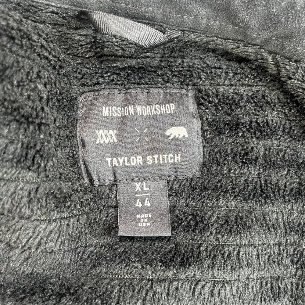 Taylor Stitch x Mission Workshop Albion Jacket Grey Insulated Fleece XL *Read - Picture 4 of 16